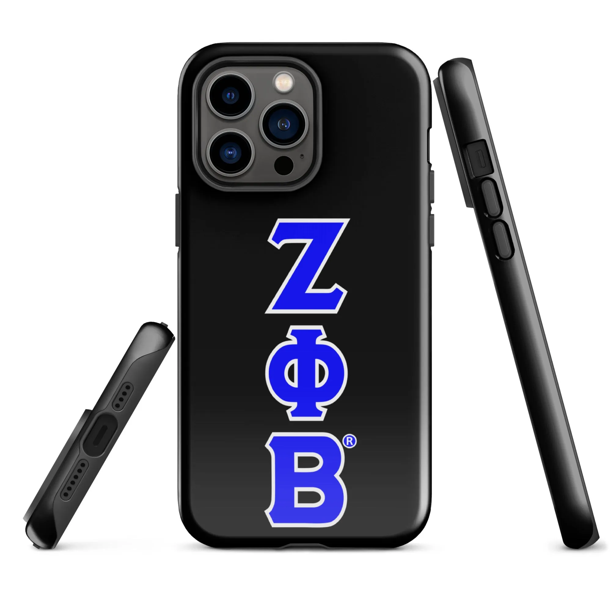 Black ΖΦΒ iPhone Case