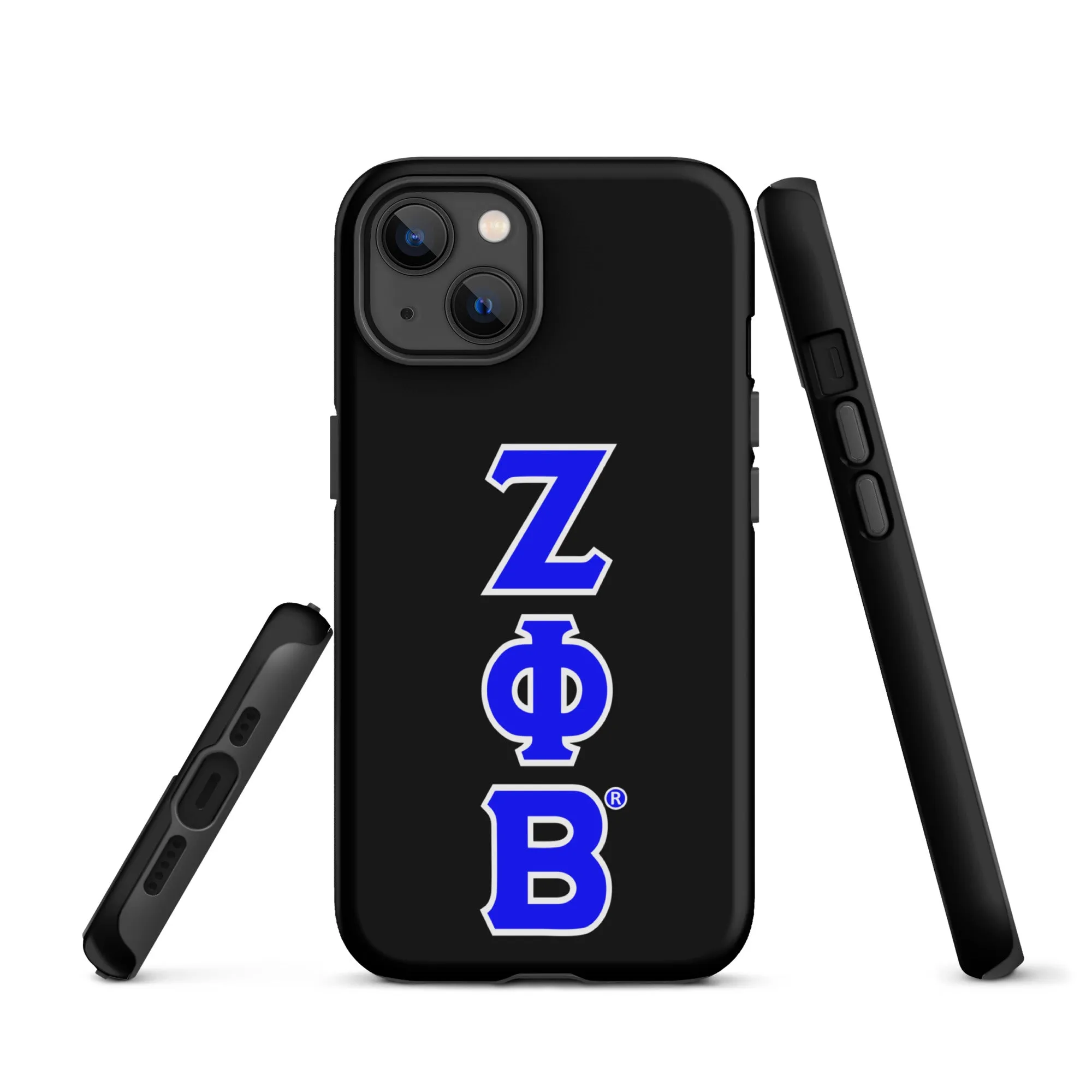 Black ΖΦΒ iPhone Case