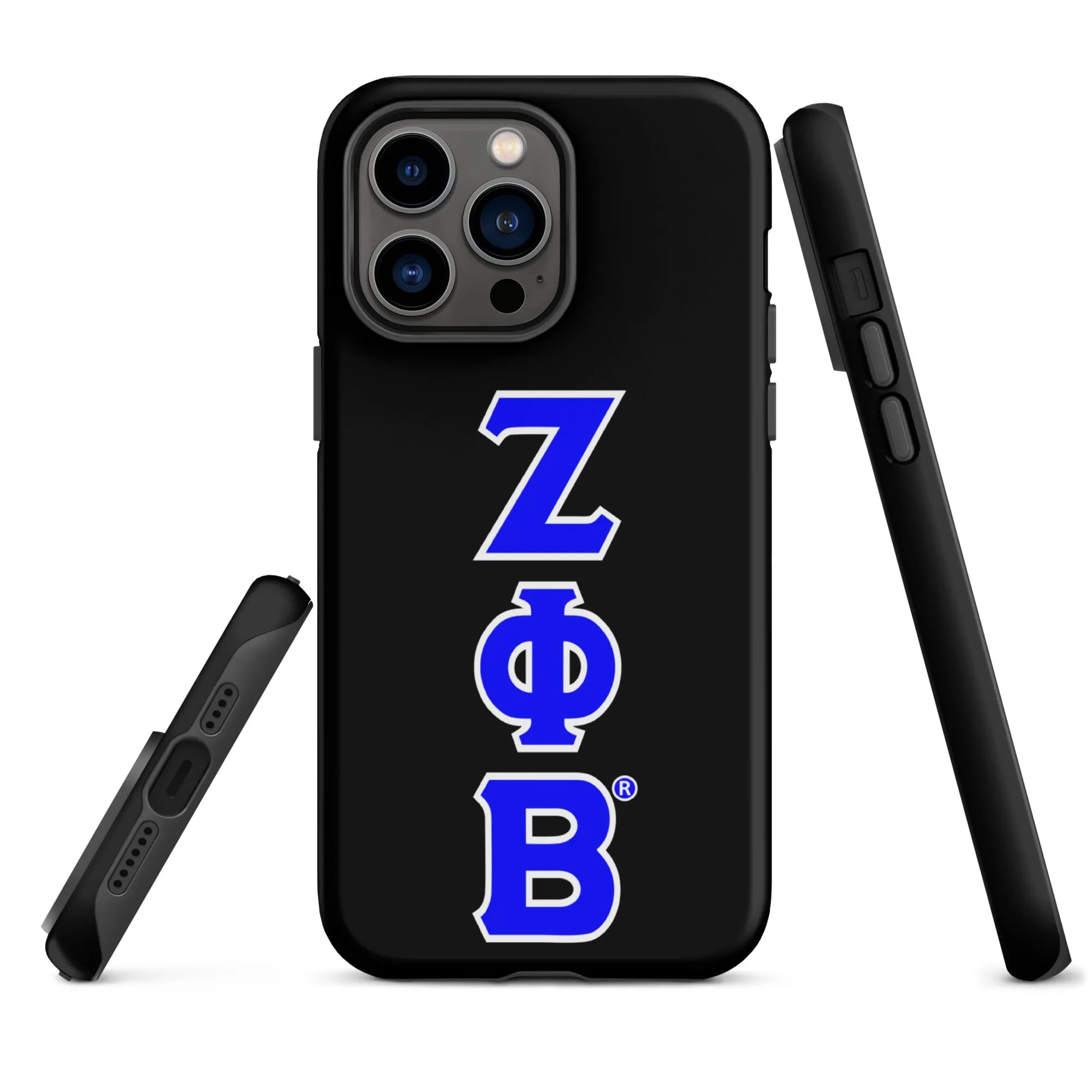 Black ΖΦΒ iPhone Case