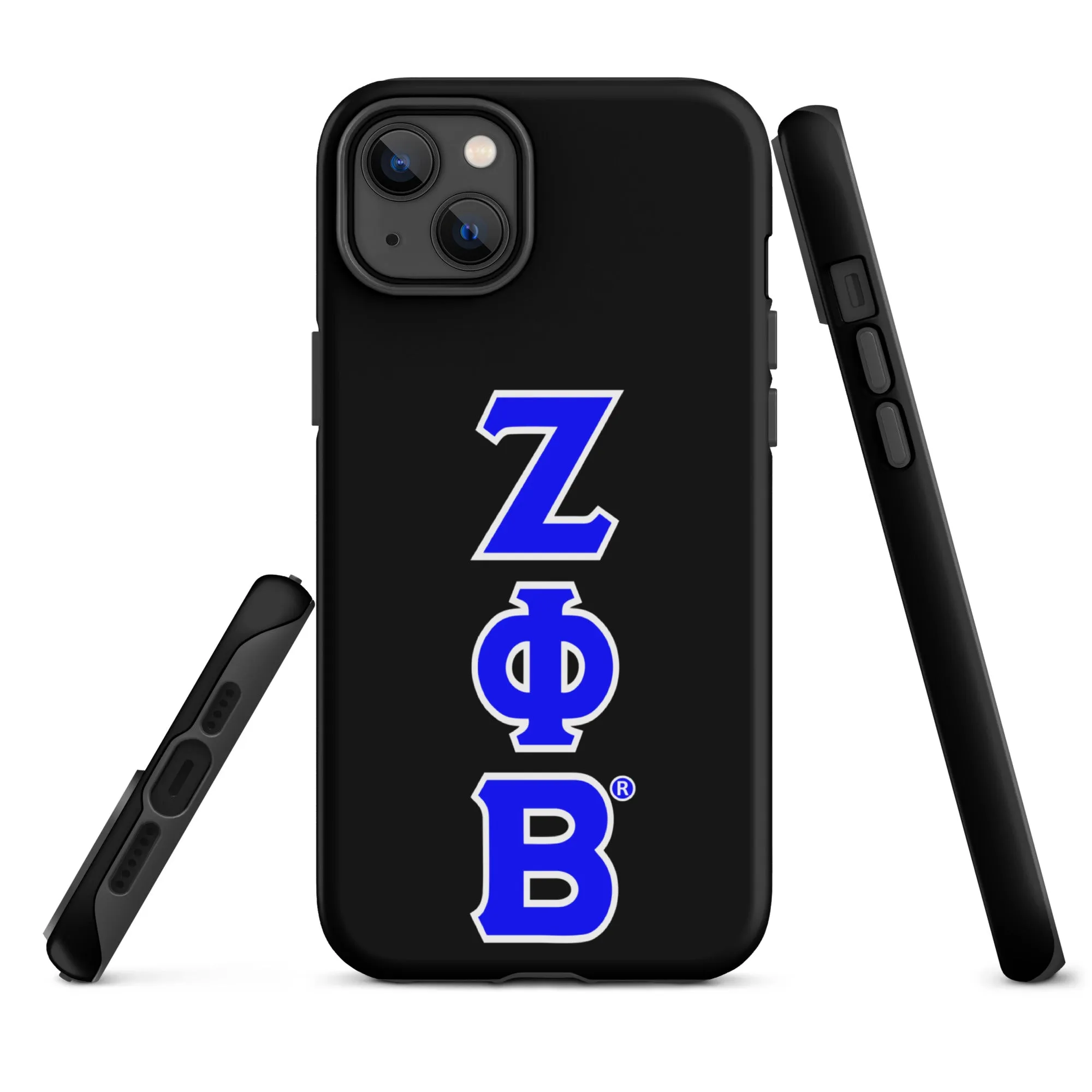 Black ΖΦΒ iPhone Case