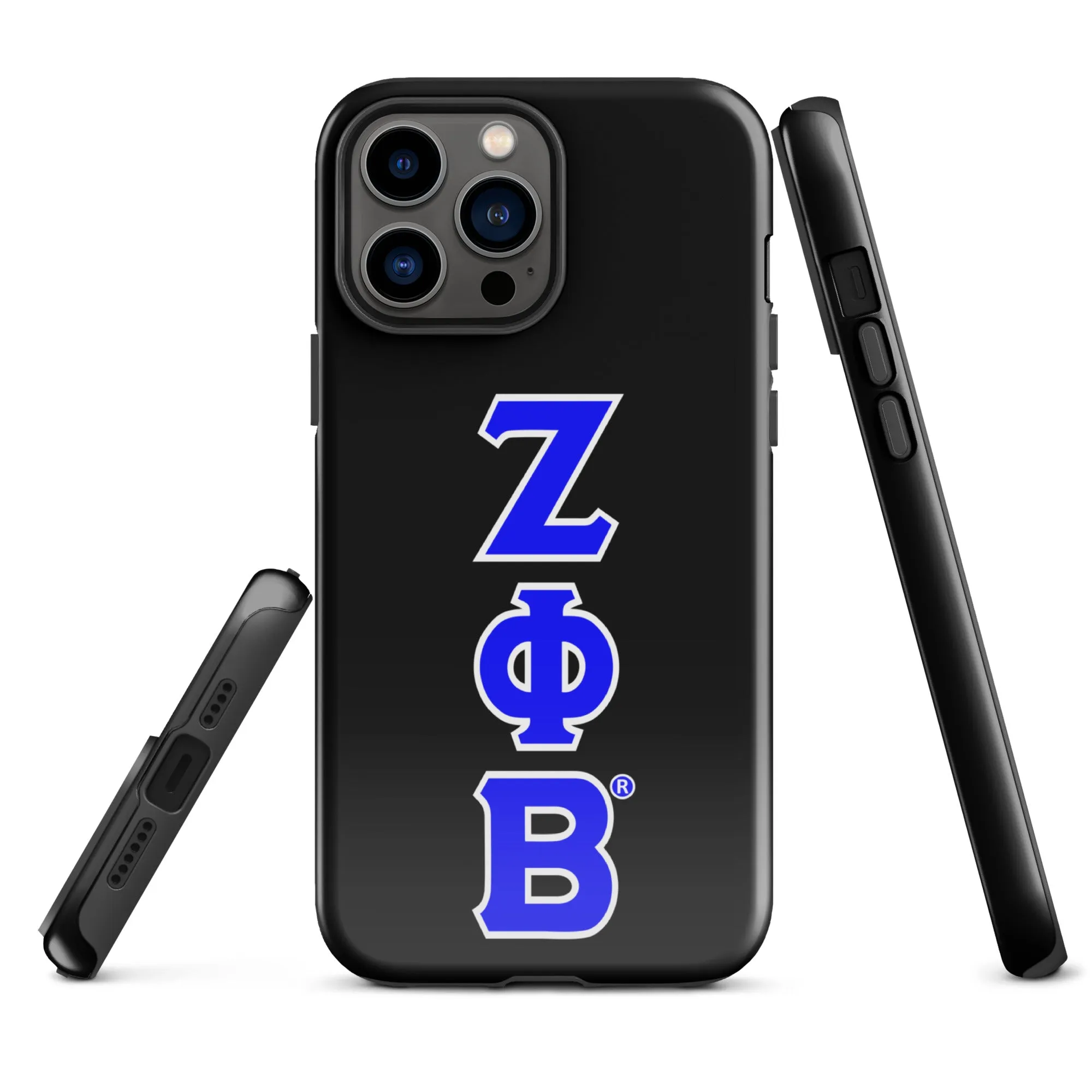 Black ΖΦΒ iPhone Case