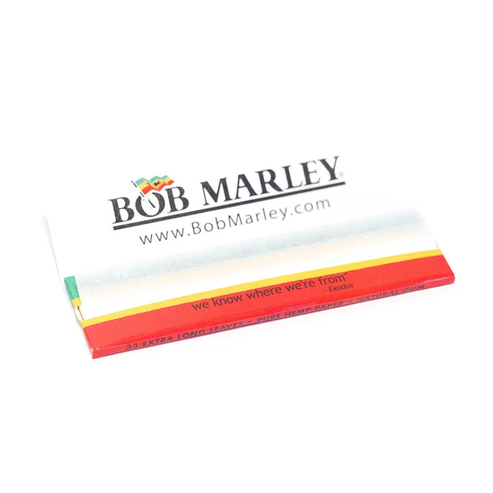 Bob Marley King Size Hemp Papers - 33 Leaves