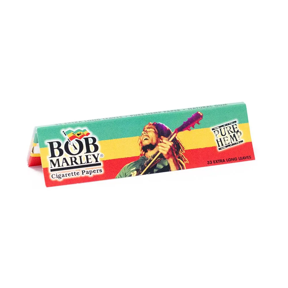 Bob Marley King Size Hemp Papers - 33 Leaves