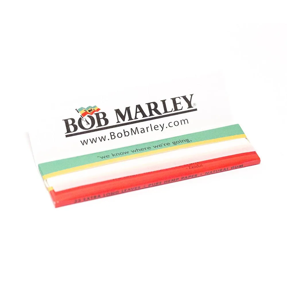 Bob Marley King Size Hemp Papers - 33 Leaves