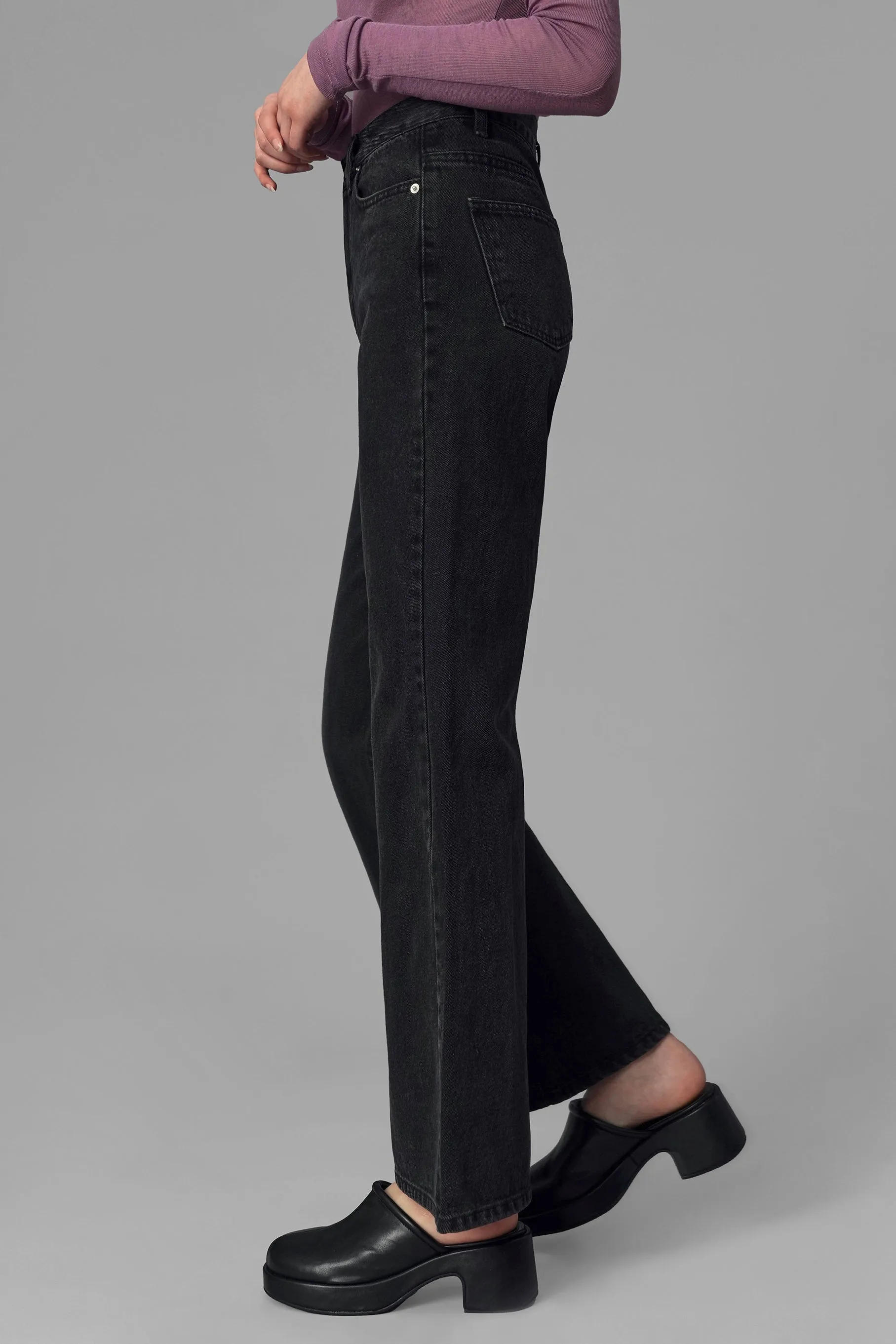 Bree Denim Jeans, Black