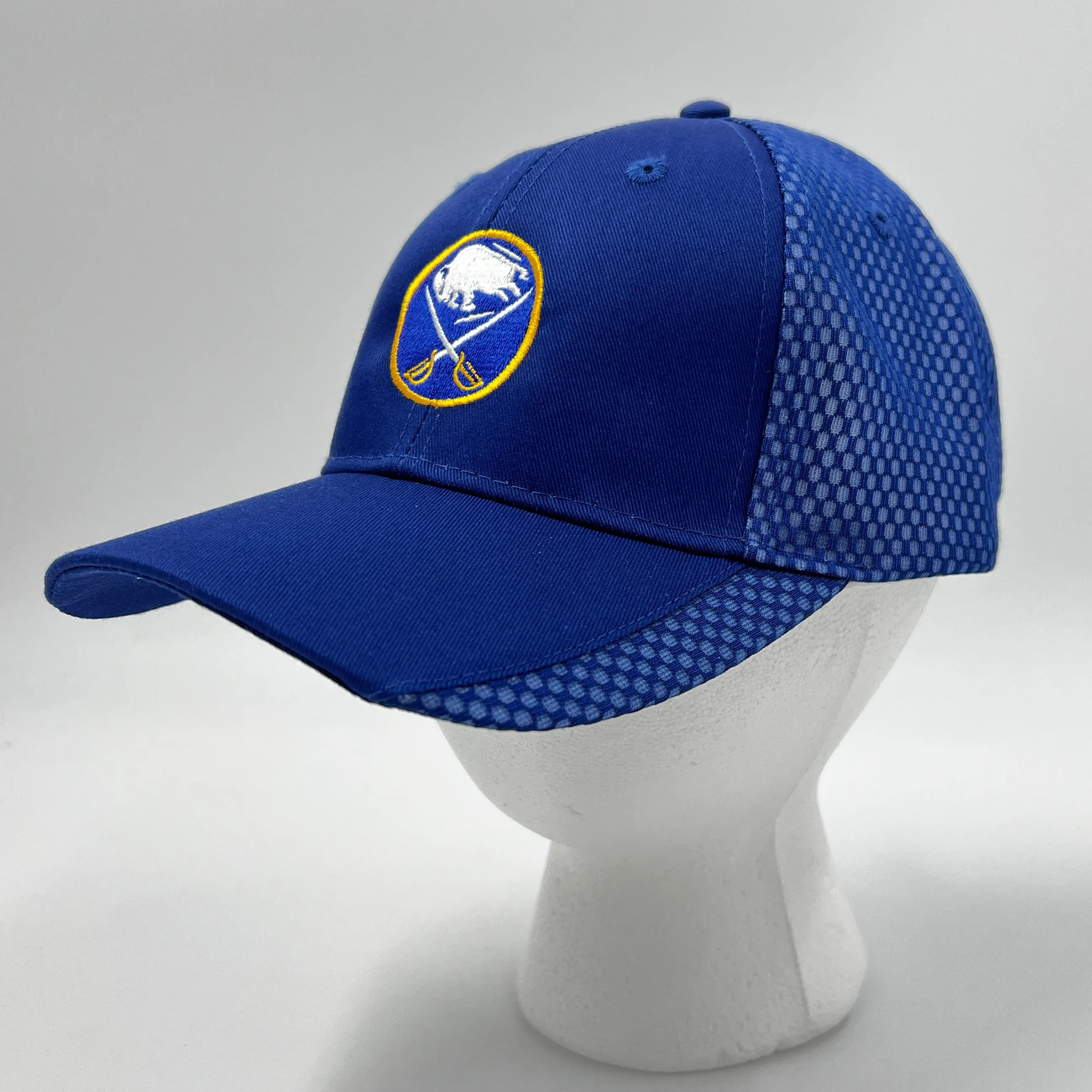 Buffalo Sabres Blue & Gold Mesh Adjustable Hat