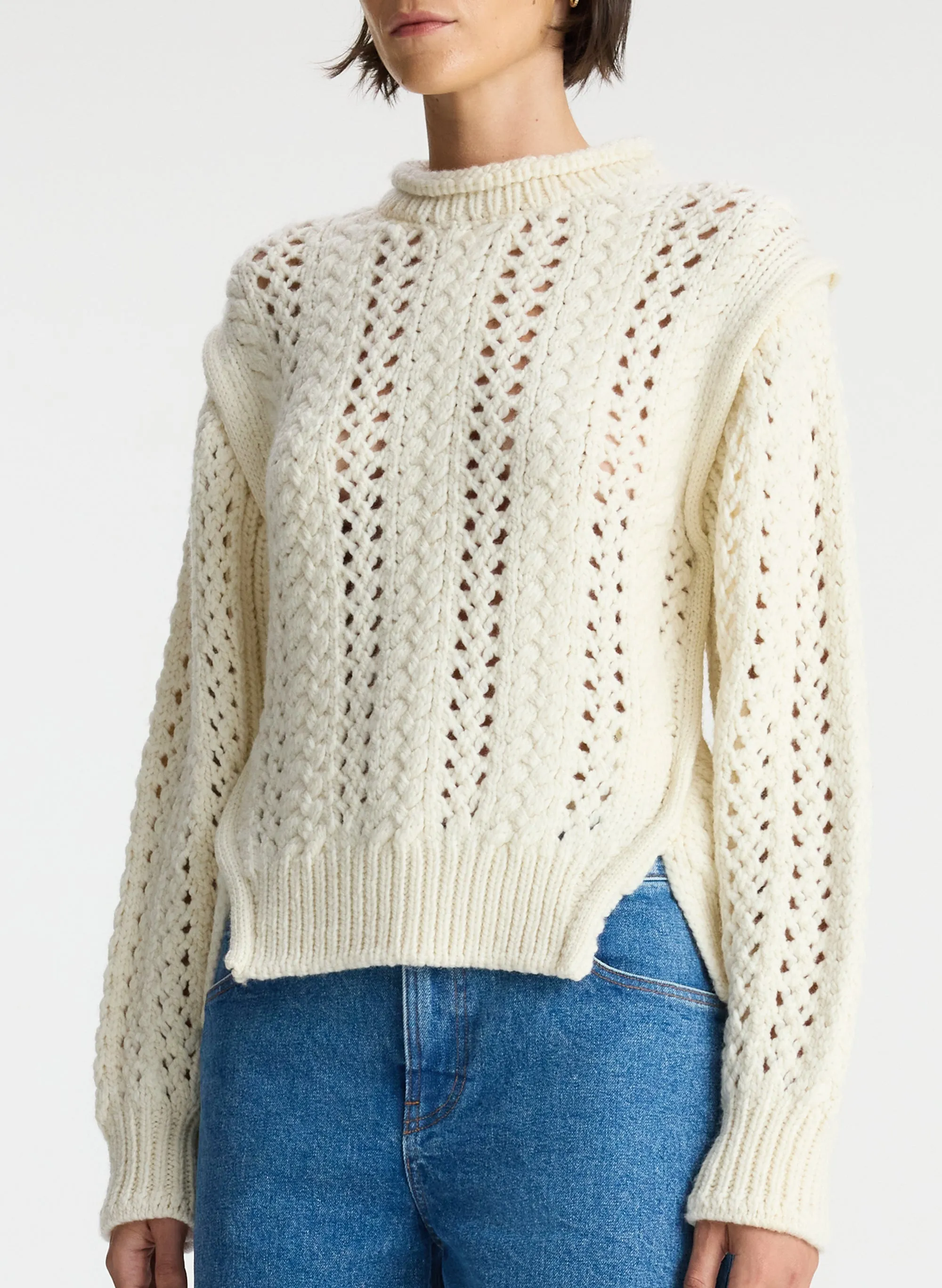 Chandler Cotton Cable Sweater