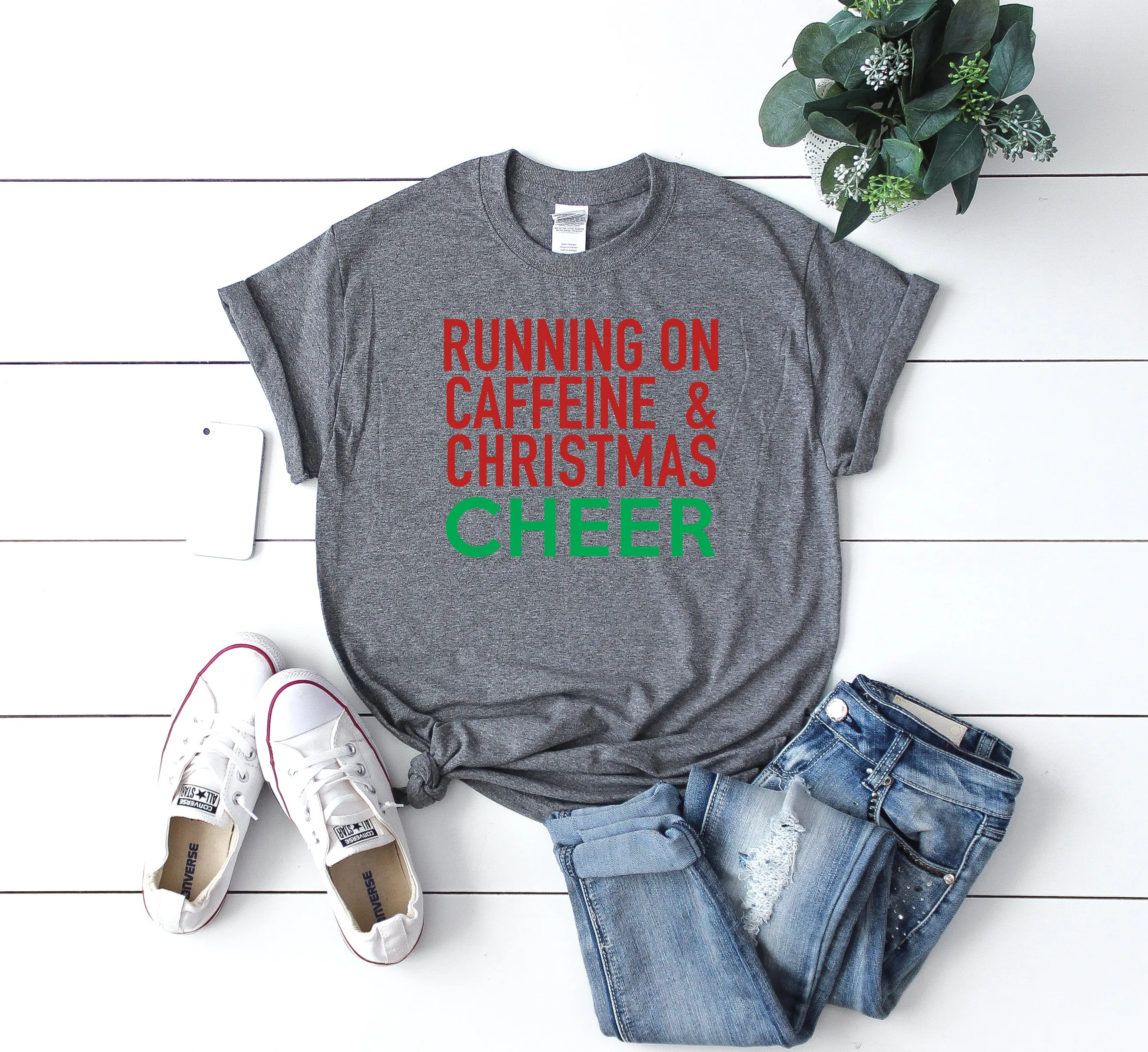 Christmas cheer t-shirt, Funny Christmas t-shirt,  Christmas party shirt, Cute Women's Christmas shirt, Christmas top, Women's Holiday tee