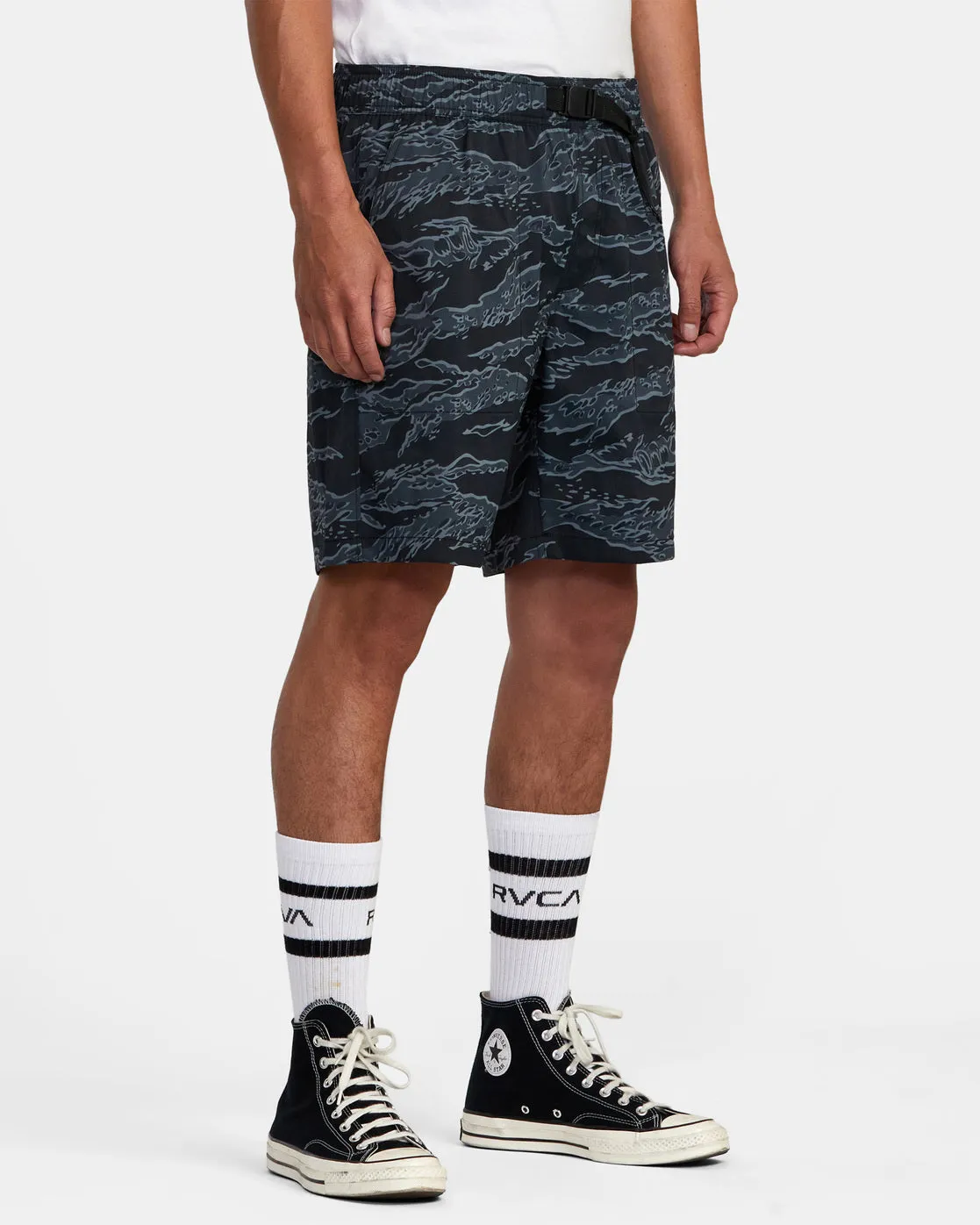 Civic Hybrid 18 Boardshorts - Black Camo