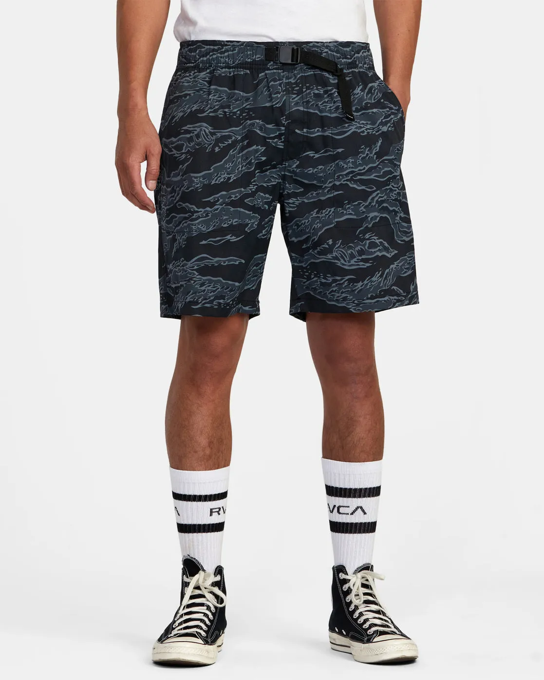 Civic Hybrid 18 Boardshorts - Black Camo