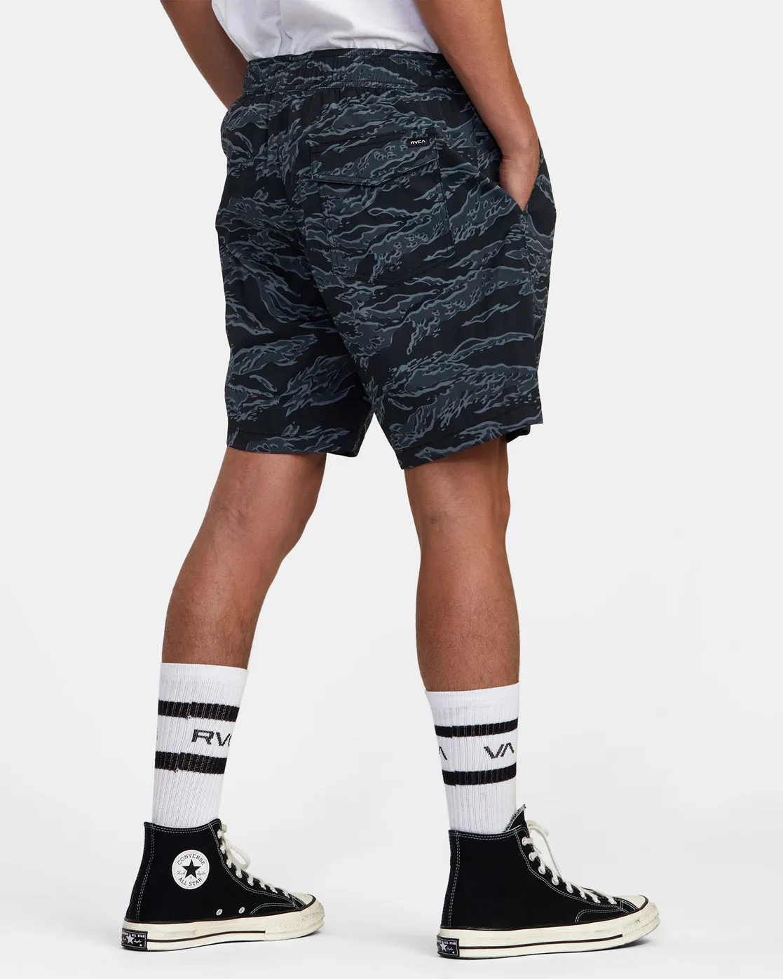 Civic Hybrid 18 Boardshorts - Black Camo