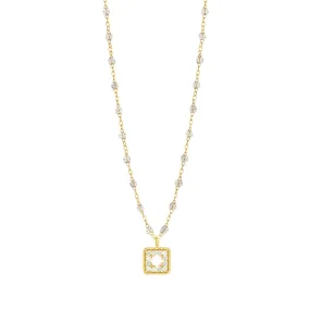 Classic Gigi Sparkle Treasure Necklace Yellow Gold, 16.5"