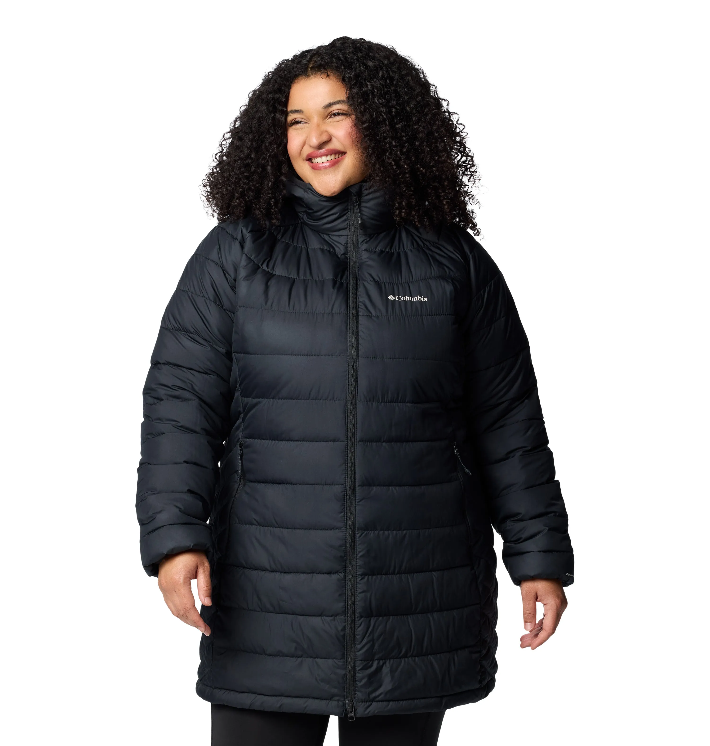 Columbia Women's Powder Lite II Mid Insulated Parka (Black)