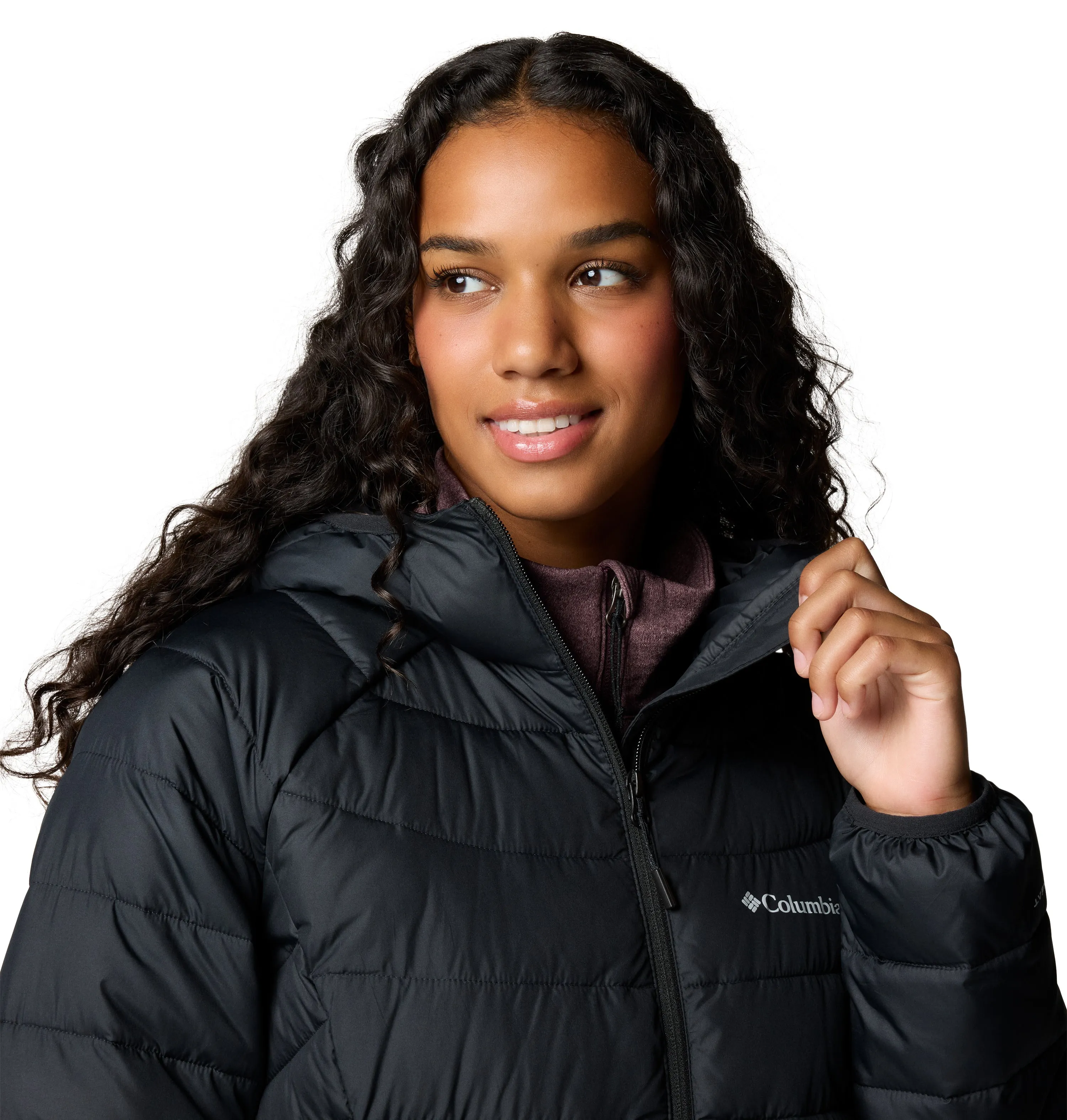 Columbia Women's Powder Lite II Mid Insulated Parka (Black)