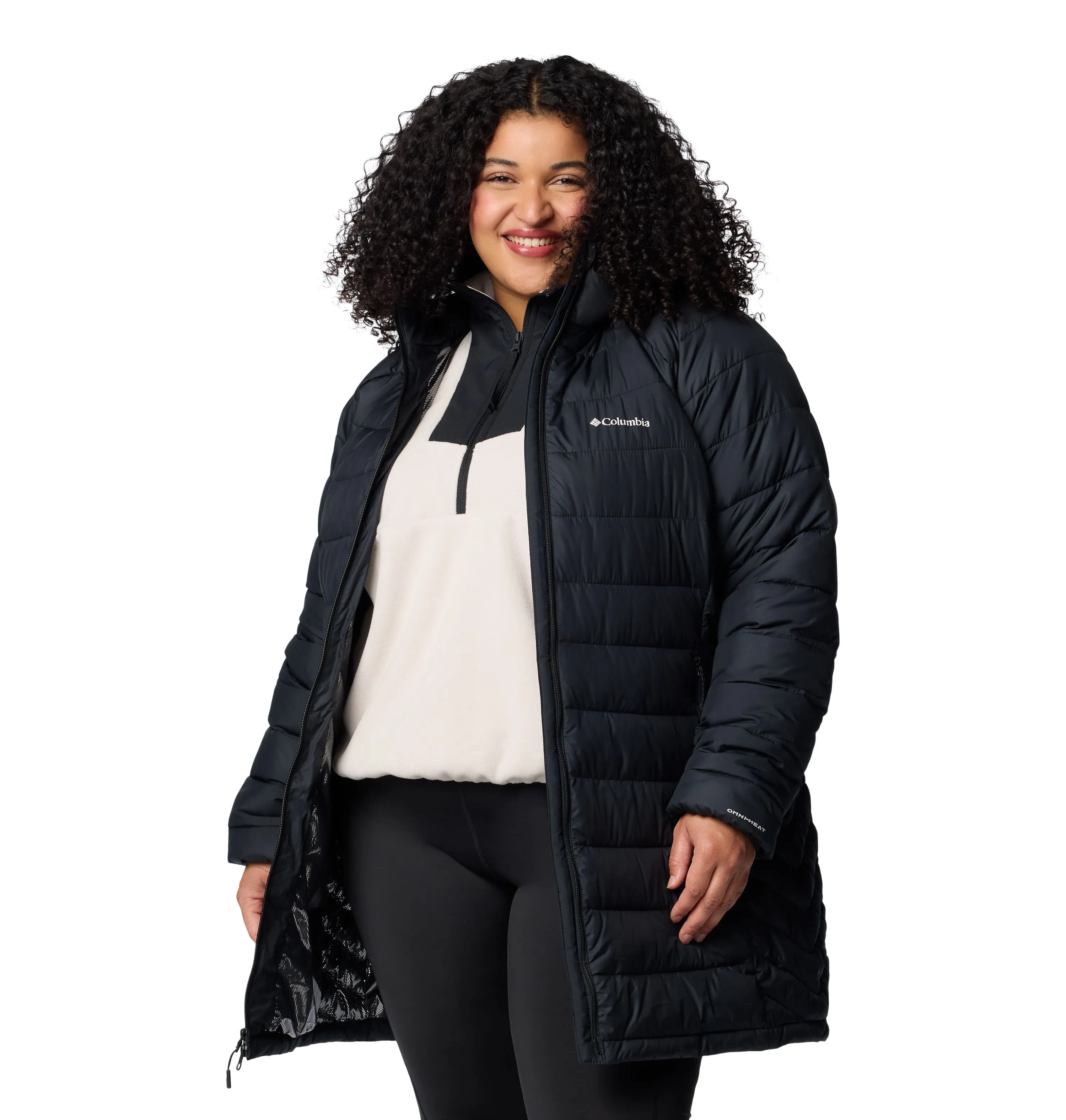 Columbia Women's Powder Lite II Mid Insulated Parka (Black)