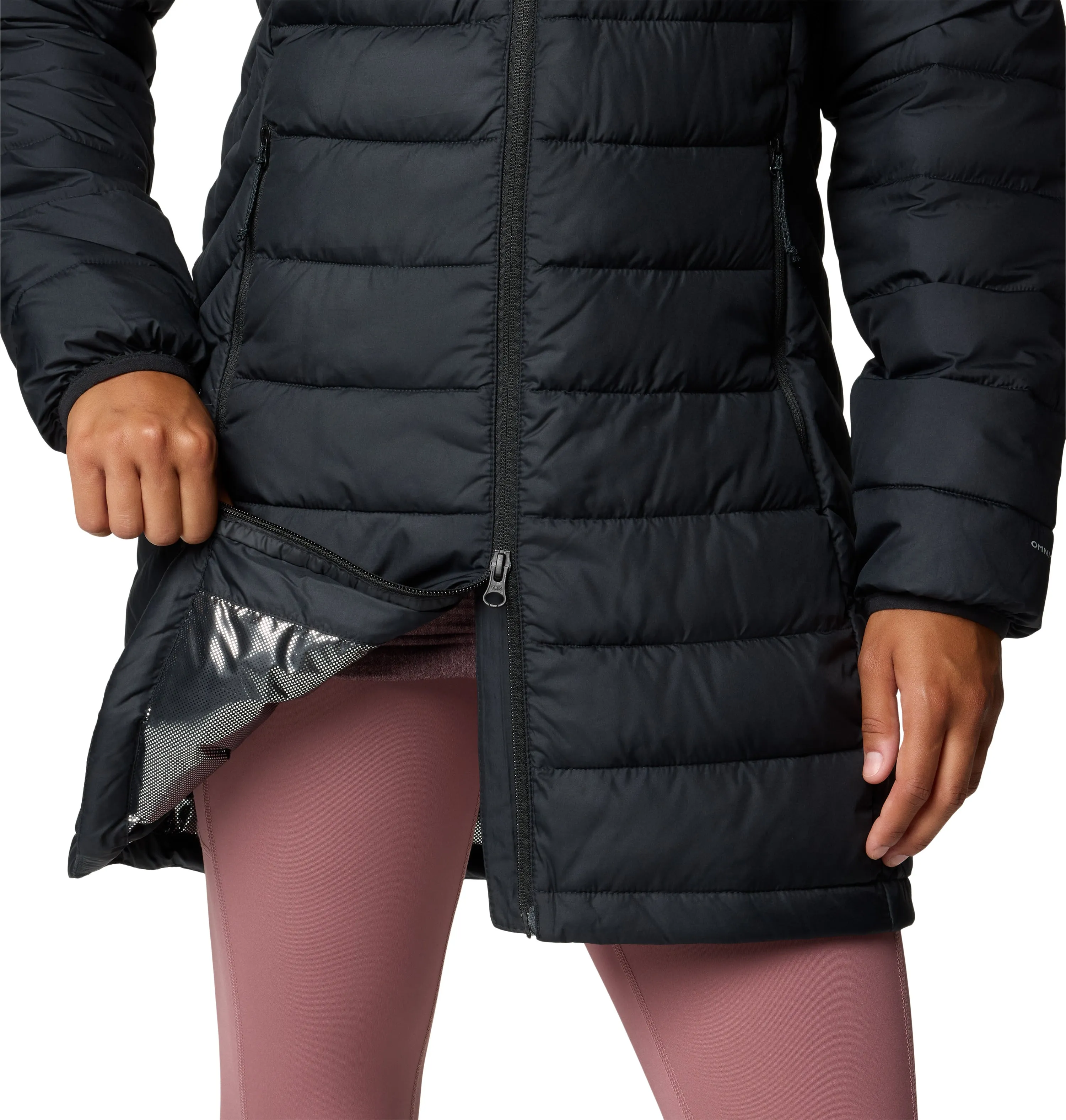 Columbia Women's Powder Lite II Mid Insulated Parka (Black)