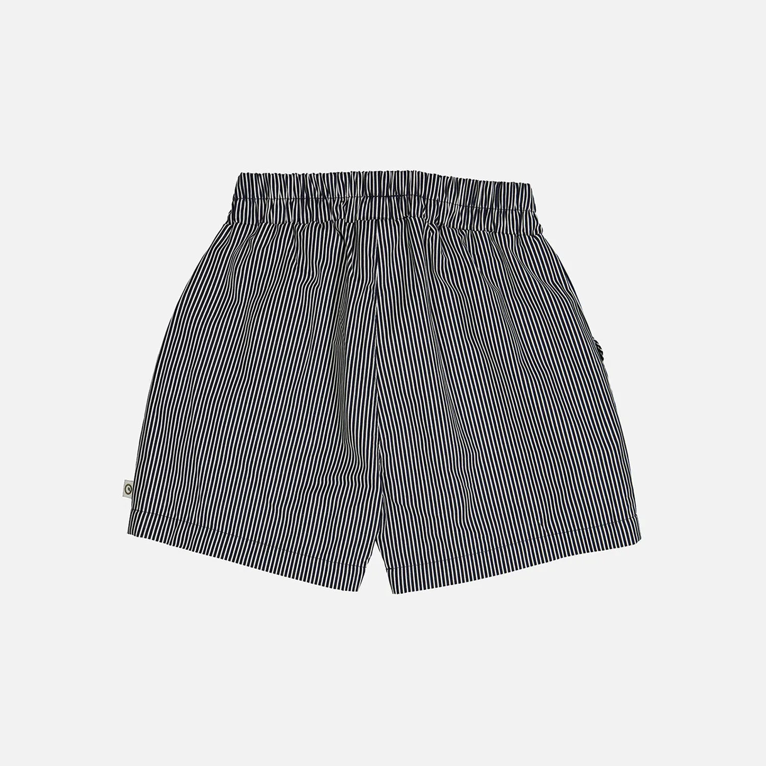 Cotton Poplin Pocket Shorts - Night Blue/Balsam Cream Stripe