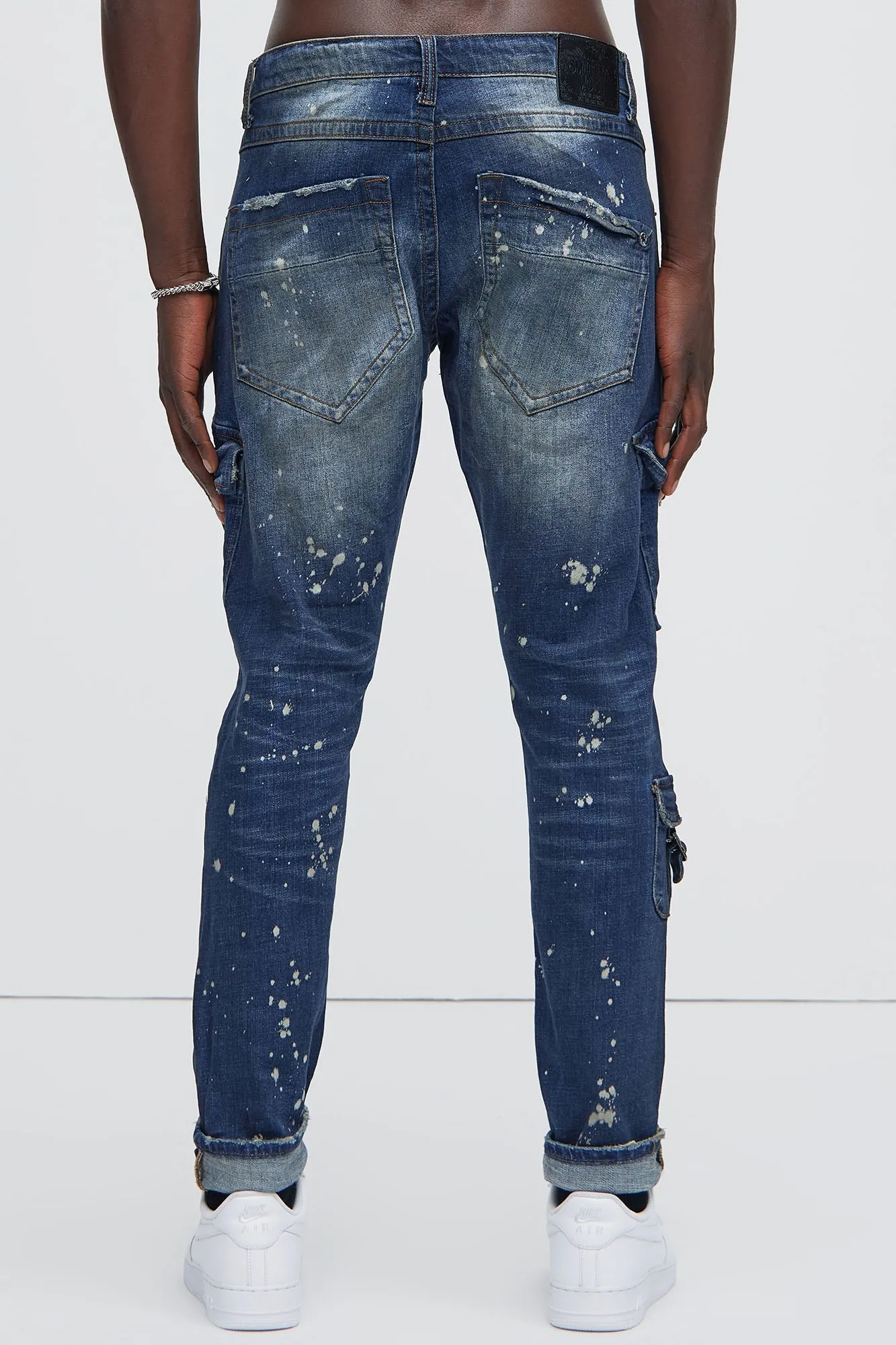 Destroyed Me Skinny Jeans - Indigo