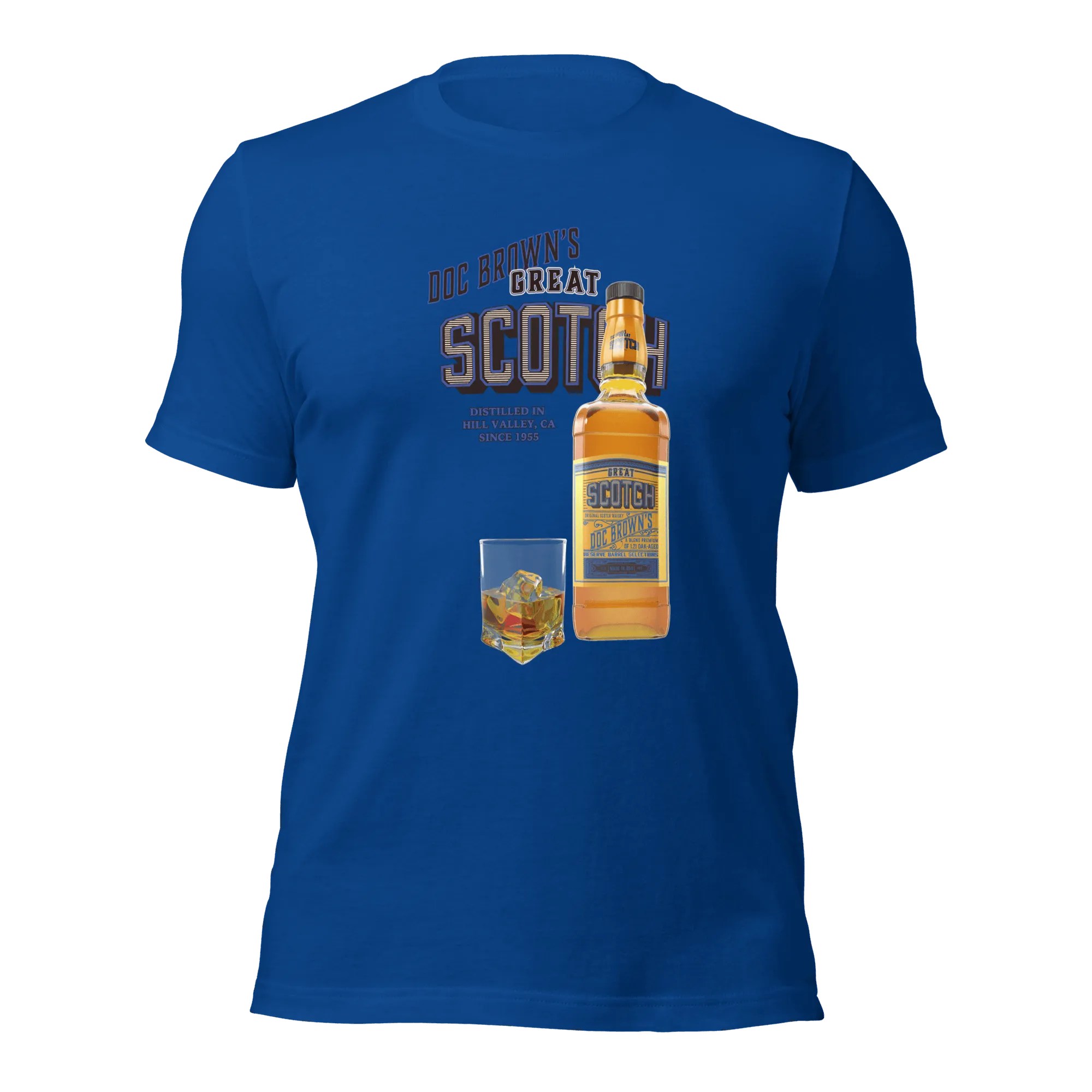 Doc Brown's Great Scotch Unisex t-shirt