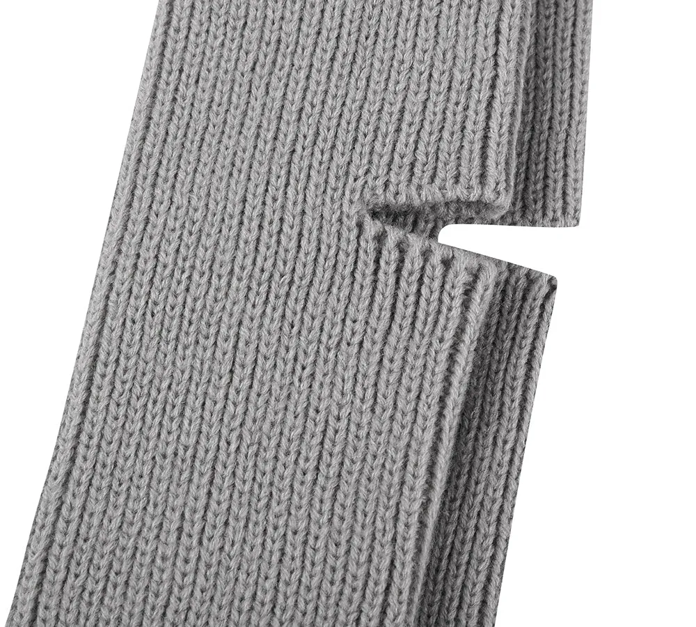 EVERAU Women Stretchy Ribbed Knit Stirrup Leg Warmers