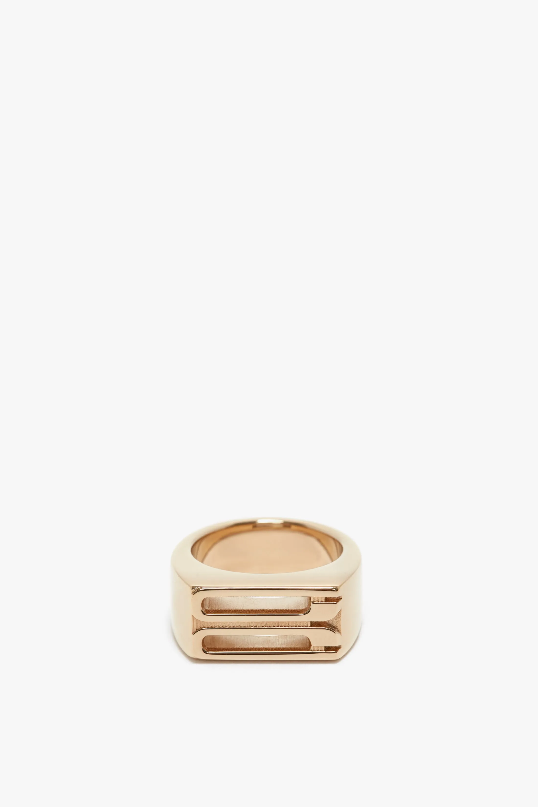 Exclusive Frame Signet Ring In Gold