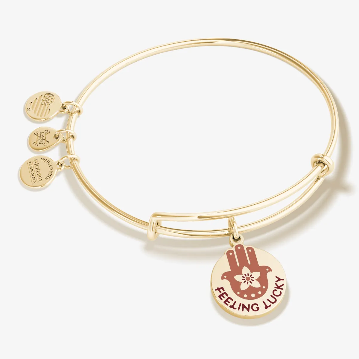 'Feeling Lucky' Hamsa Charm Bangle Bracelet