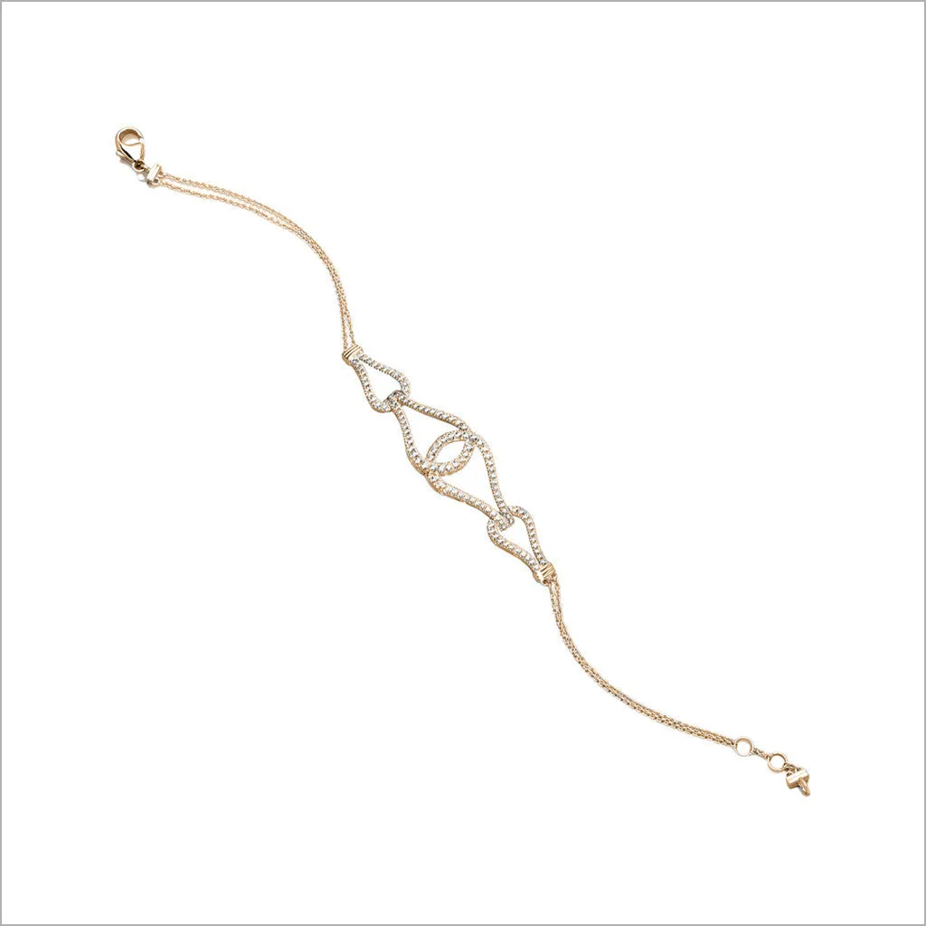 Fiamma 18K Gold & Diamond Bracelet