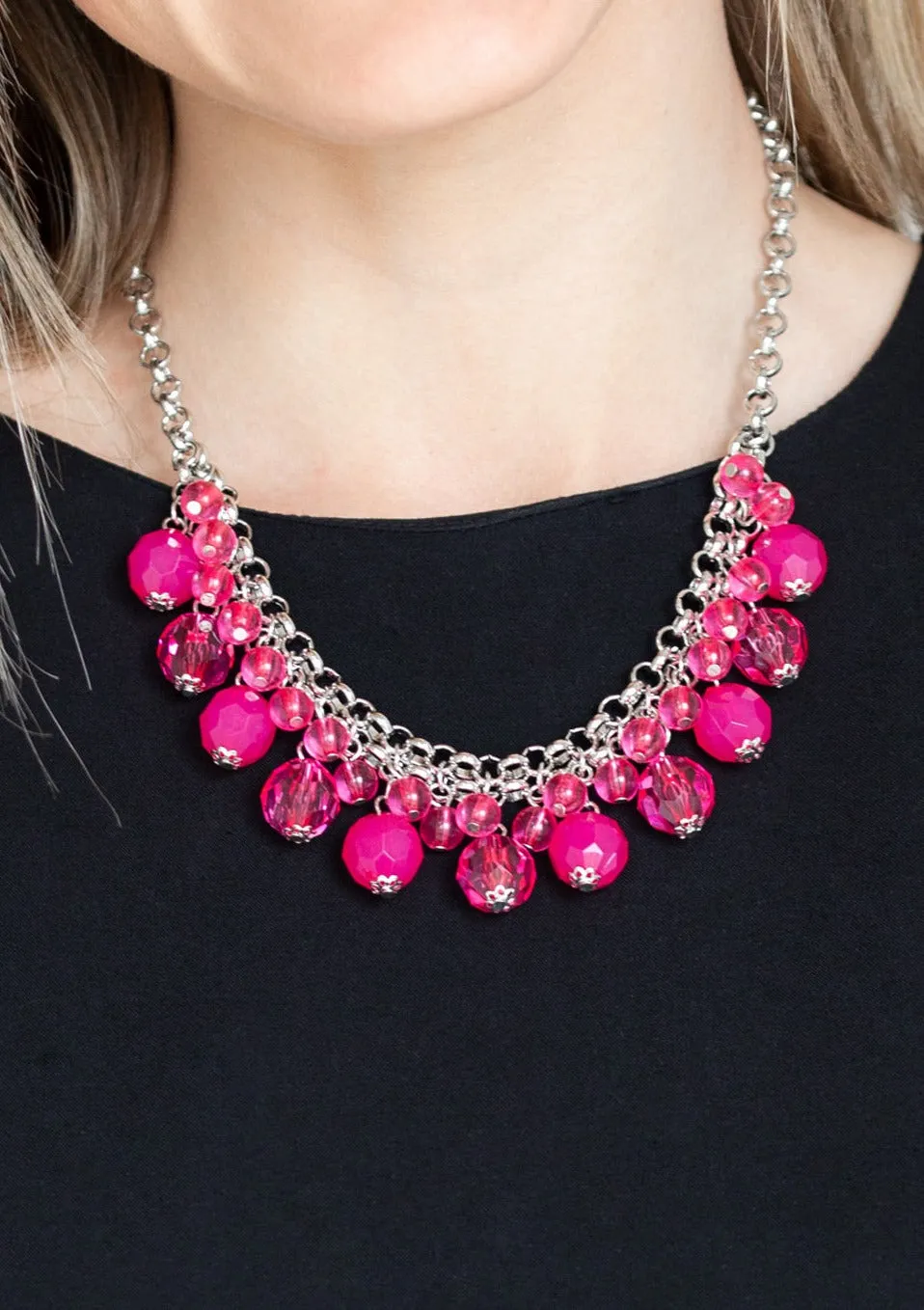 Fiesta Fabulous Pink Necklace Set