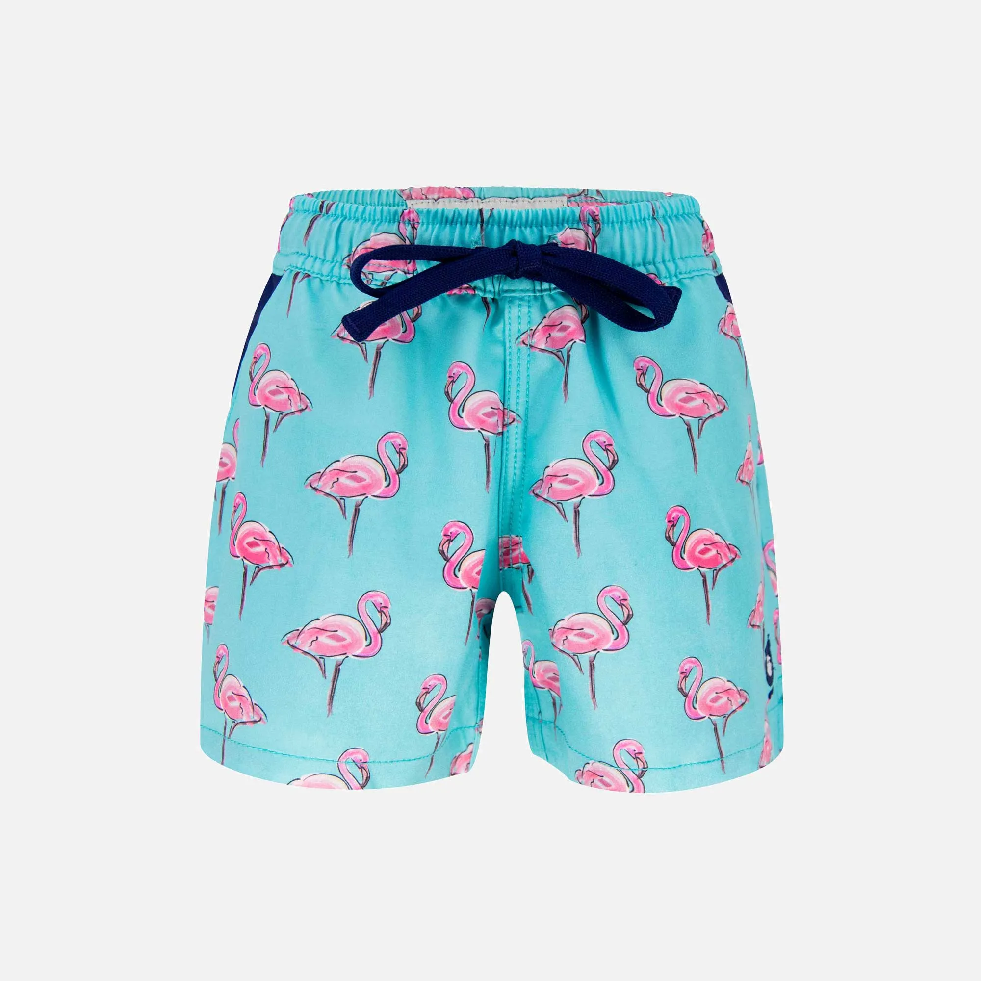 Flamingos - Kid's Swim Shorts