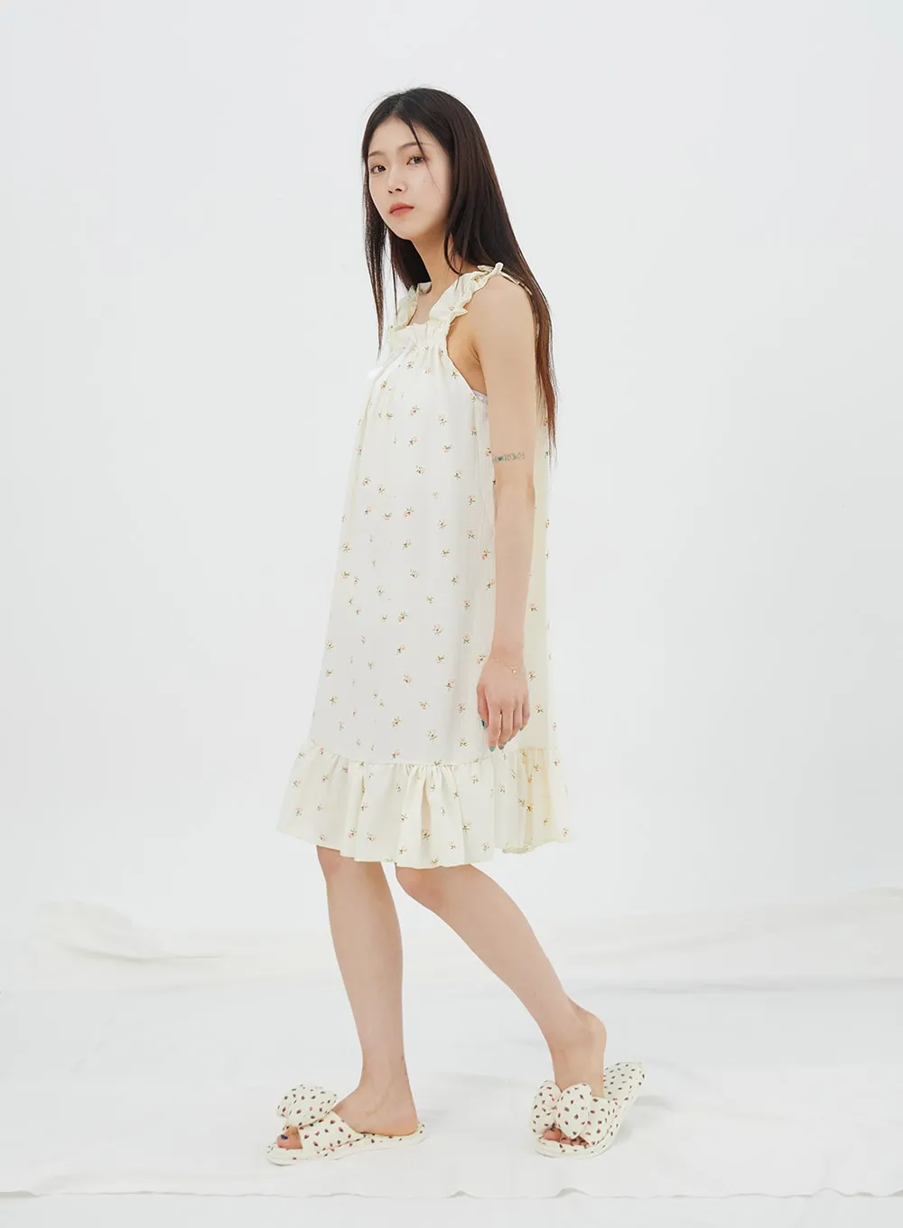 Flower Print Nightgown IY323