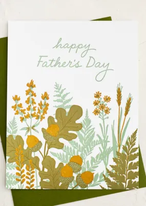 Foliage Father's Day Card