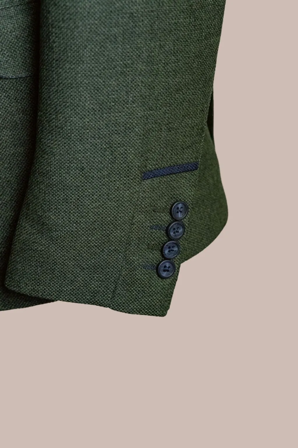 Fratelli Robbie Men's Green Tweed Suit with Marc Darcy Ted Tan Tweed Waistcoat