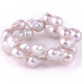 Freshwater Pearl 13-16mm Baroque White - 15-16 Inch