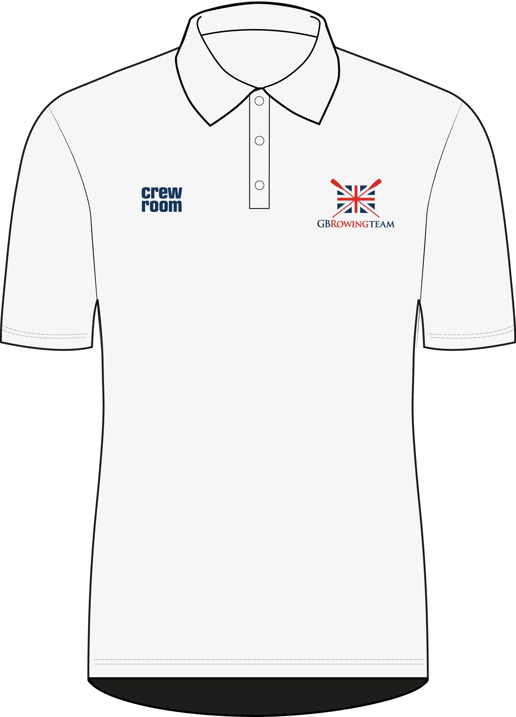 GB Rowing Women's Polo Shirt - White