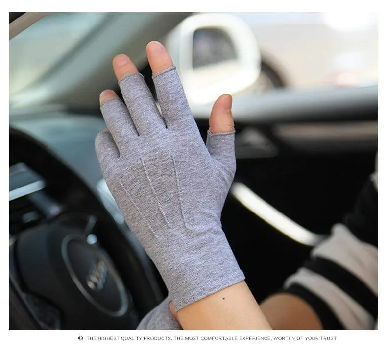 Gloves Semi-Finger Man Woman Spring Summer New Thin Style Non-Slip Driving Half Finger Gloves Unisex SZ109N