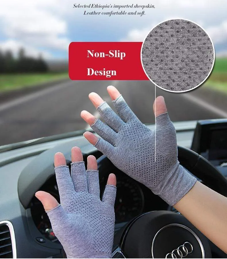 Gloves Semi-Finger Man Woman Spring Summer New Thin Style Non-Slip Driving Half Finger Gloves Unisex SZ109N