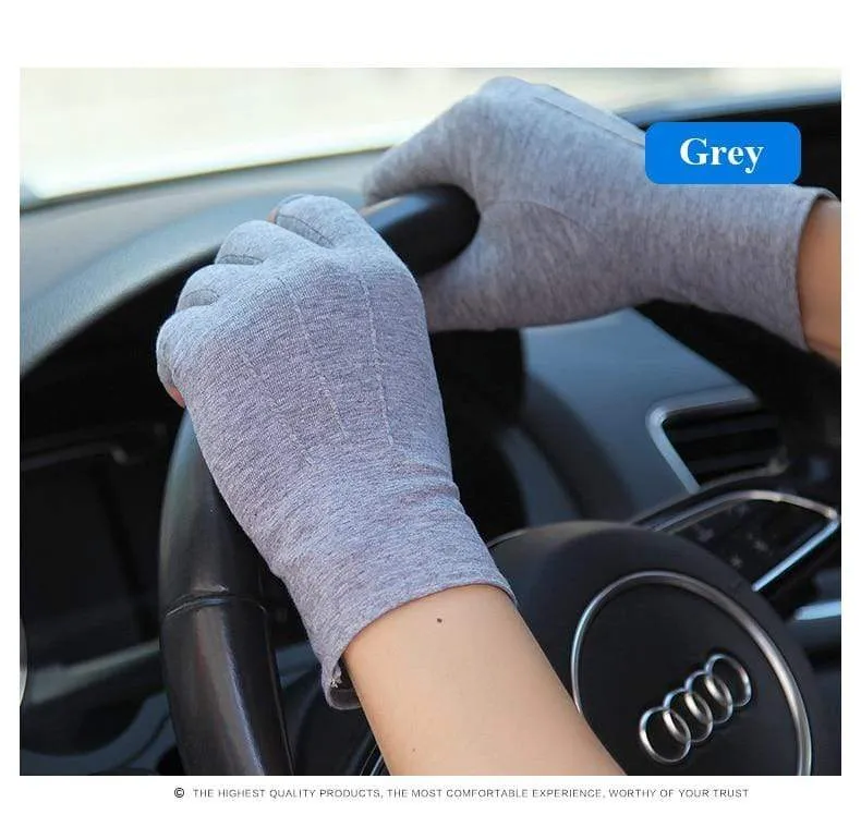 Gloves Semi-Finger Man Woman Spring Summer New Thin Style Non-Slip Driving Half Finger Gloves Unisex SZ109N