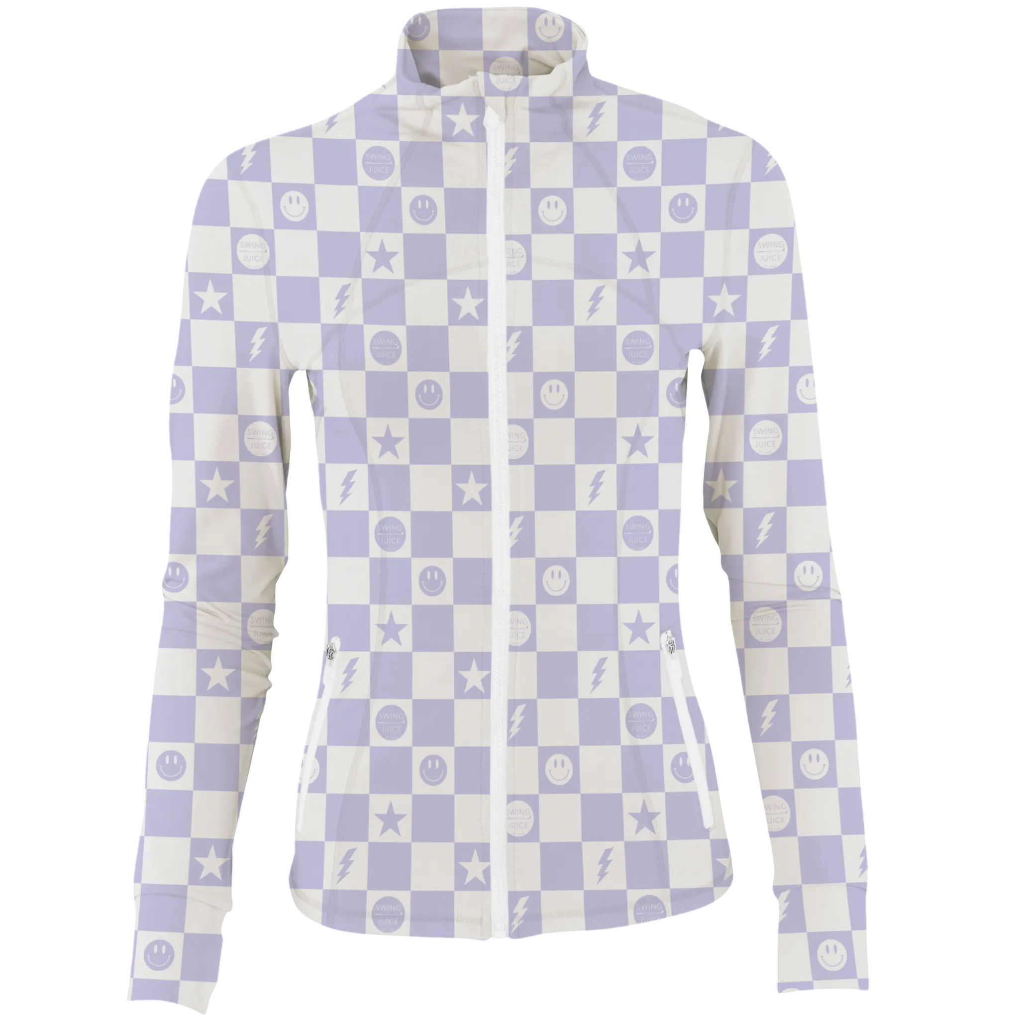 Golf Smiley Women's Full Zip