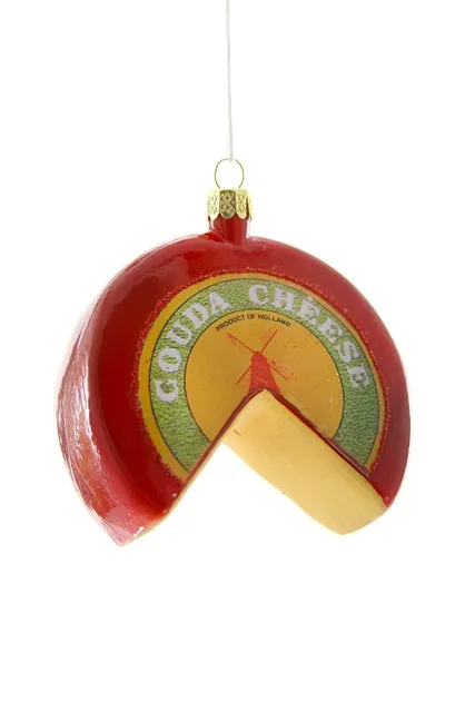  Gouda Cheese Wheel  Ornament