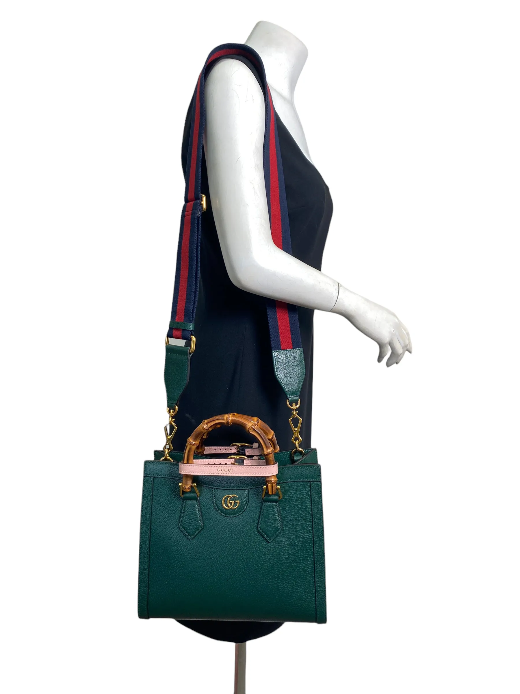 Gucci Diana Small Tote in Green