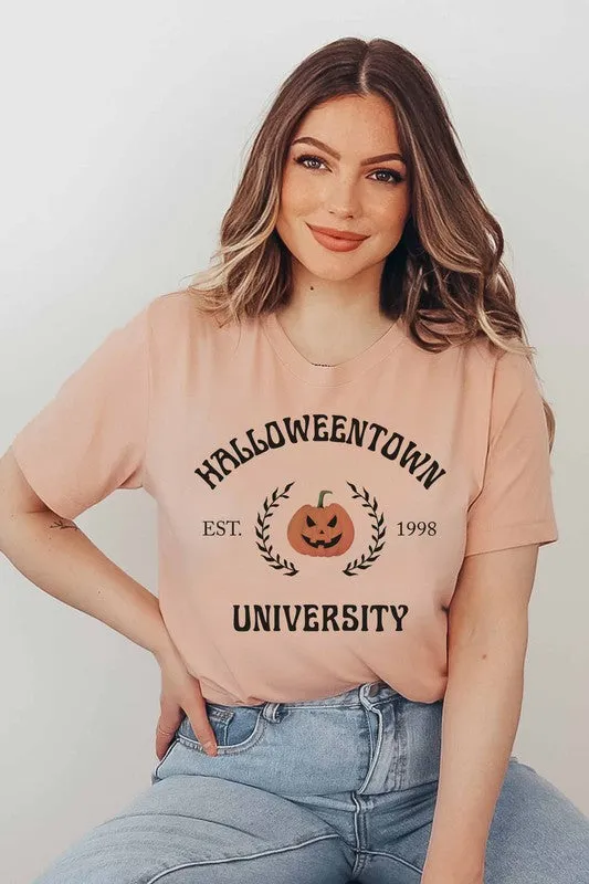 HALLOWEEN TOWN UNIVERSITY GRAPHIC TEE PLUS SIZE