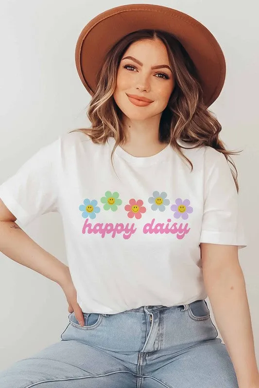 HAPPY DAISY GRAPHIC TEE