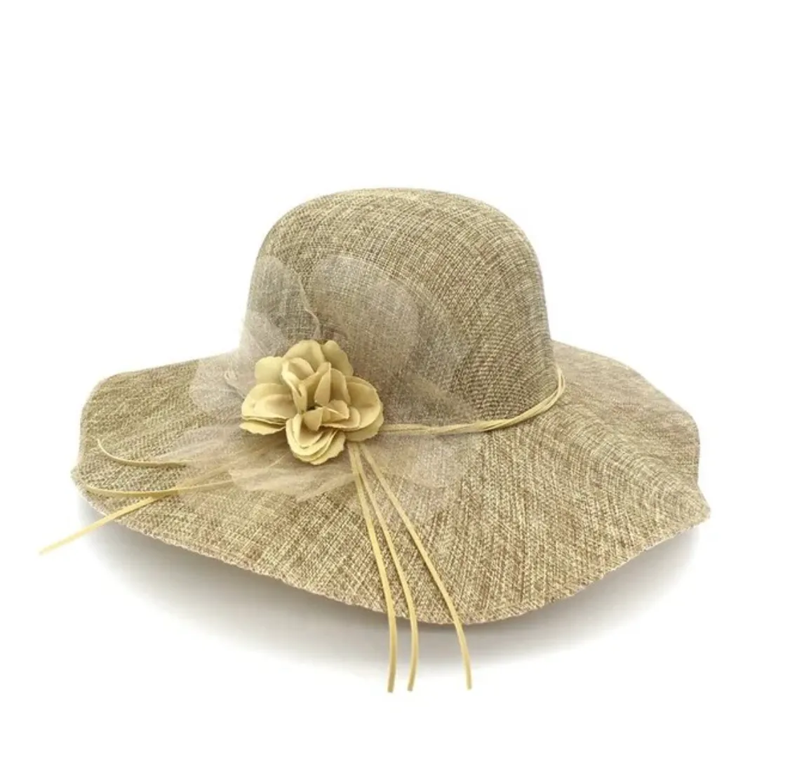 Hat Drag Linen (Light coffee)