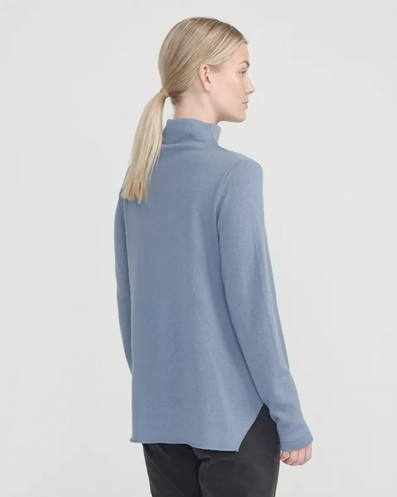 Holebrook Alexandra Dove Blue Fine Knit Jumper