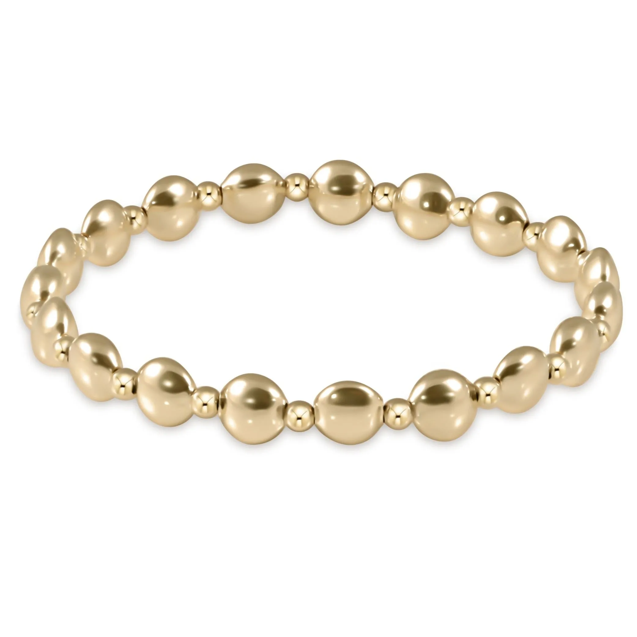 HONESTY GOLD GRATEFUL 6MM BRACELET