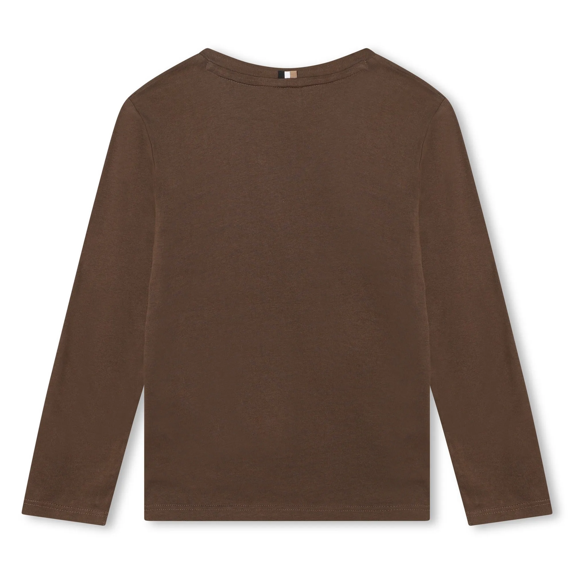 Hugo Boss Boys Brown T-Shirt_J25O73-343