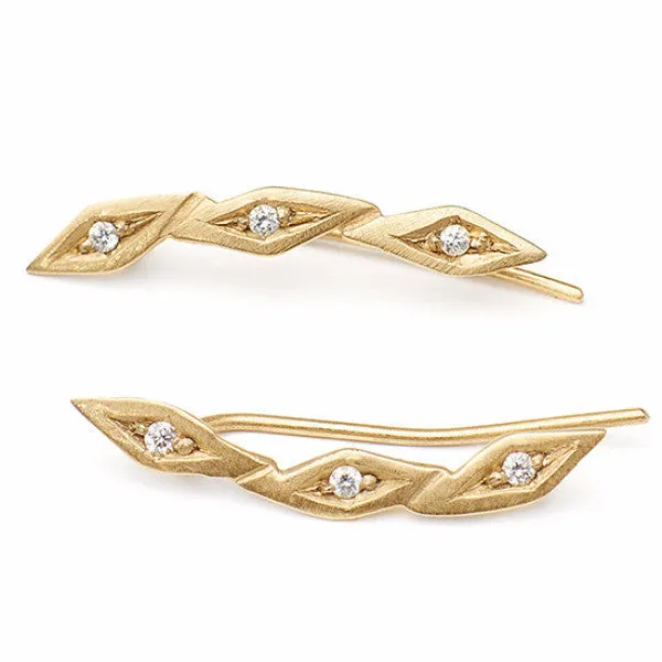 Inez Diamond Creeping Earrings