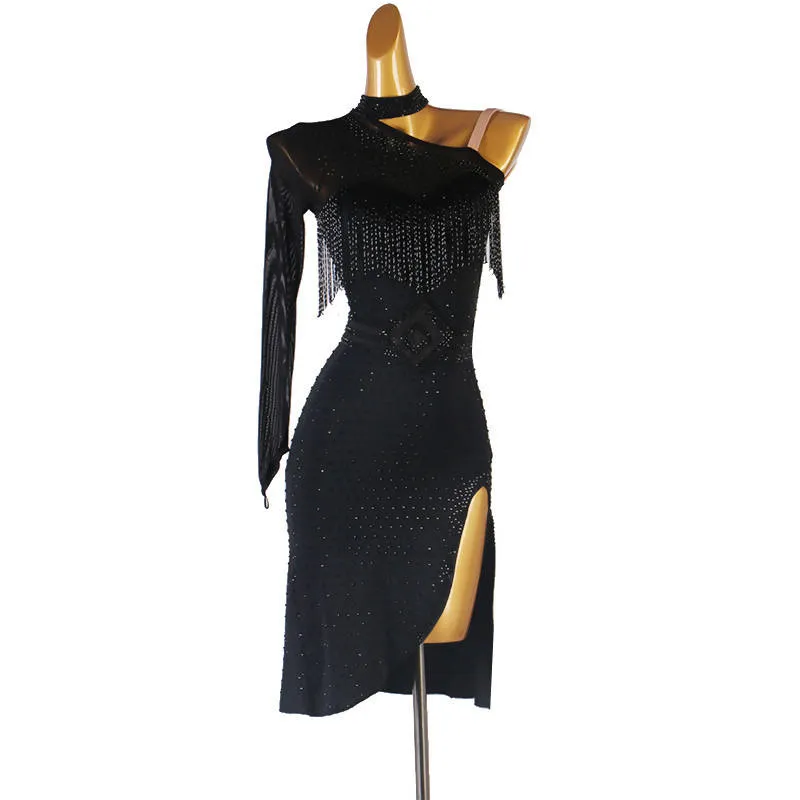 Intricate Appeal Black Dance Dress | LQ262