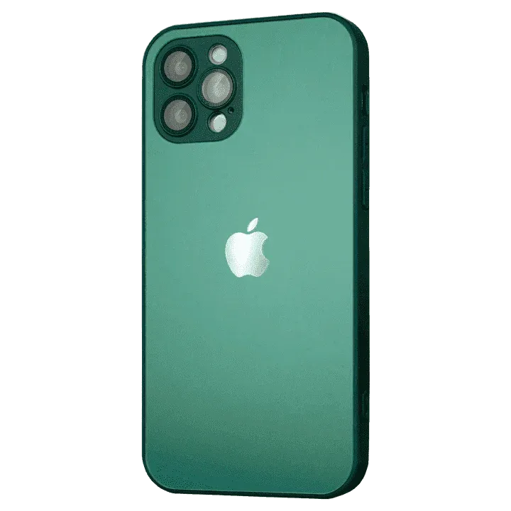 iPhone 13 Pro Max AG Glass Case, with Glasses on Cameras