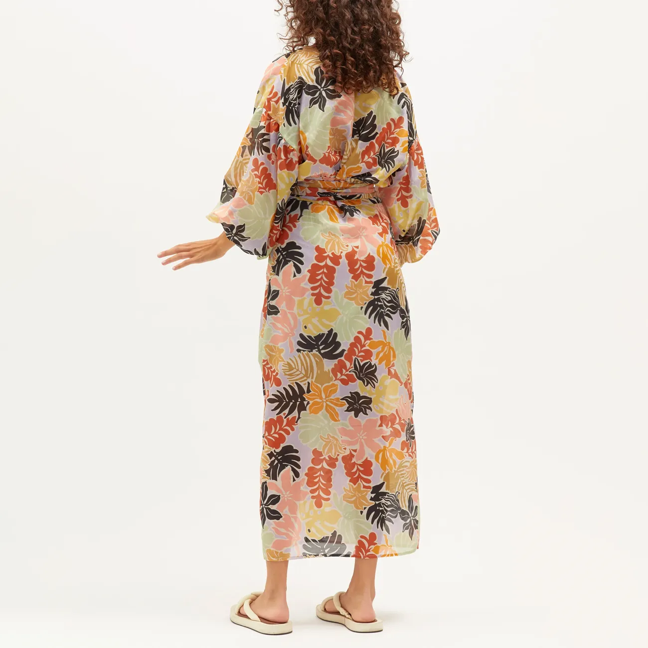 ISABEL WRAP DRESS LOUISE FLORAL